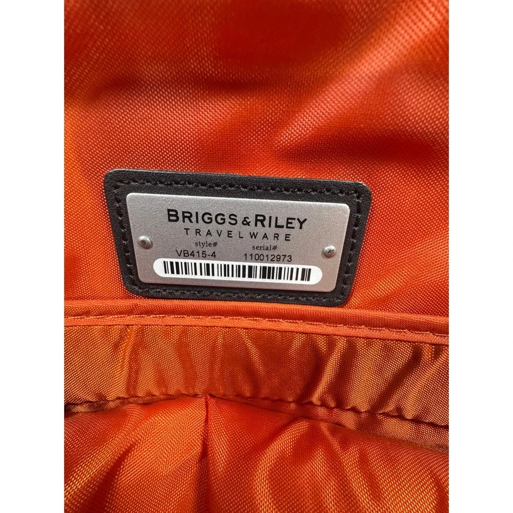 Briggs & Riley @work Medium Cargo Backpack Black Ballistic Nylon Laptop Bag